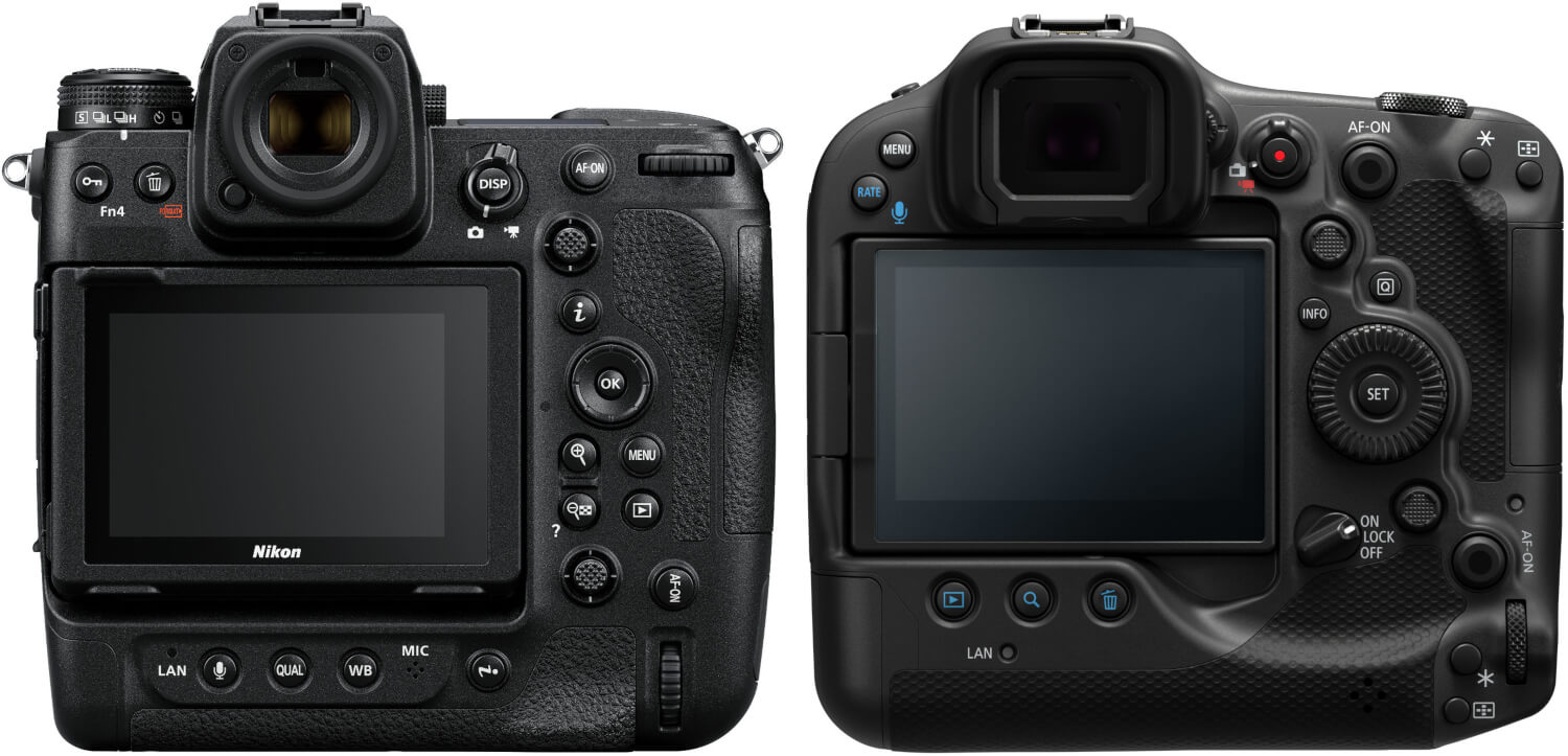 Vergelijk Nikon Z9 vs Canon R3 - 3