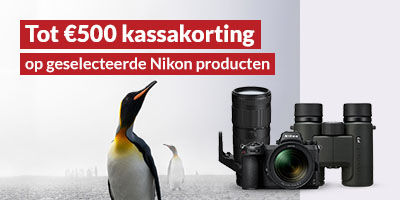 Tot €500 korting op Nikon producten - 2