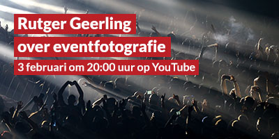 Livestream webinar Eventfotografie met Rutger Geerling